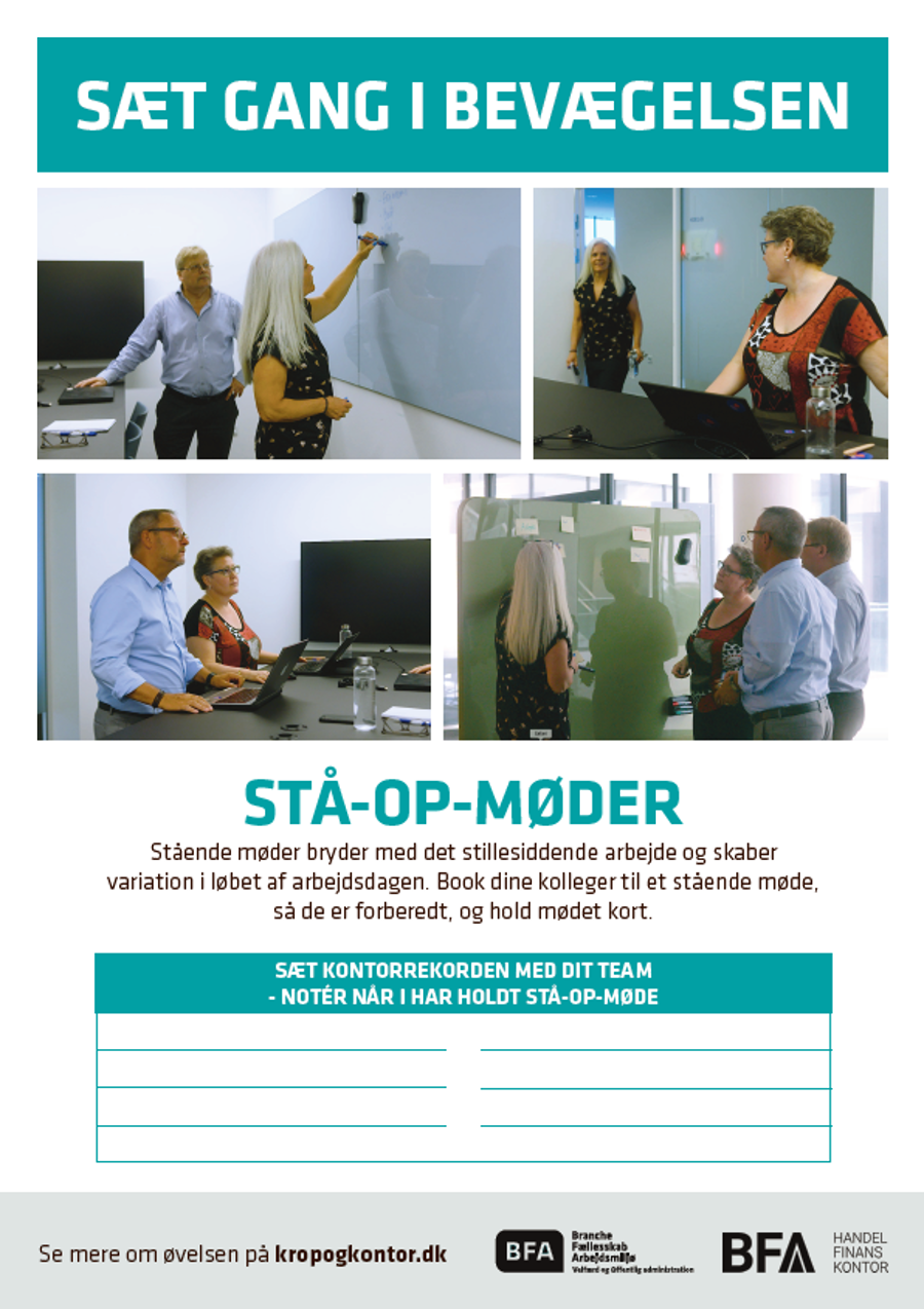 Øvelse 3 - Stå op møder