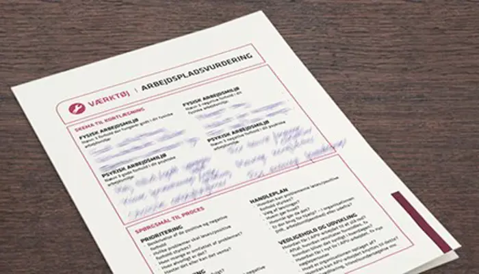 Billede til artiklen APV - Arbejdspladsvurdering