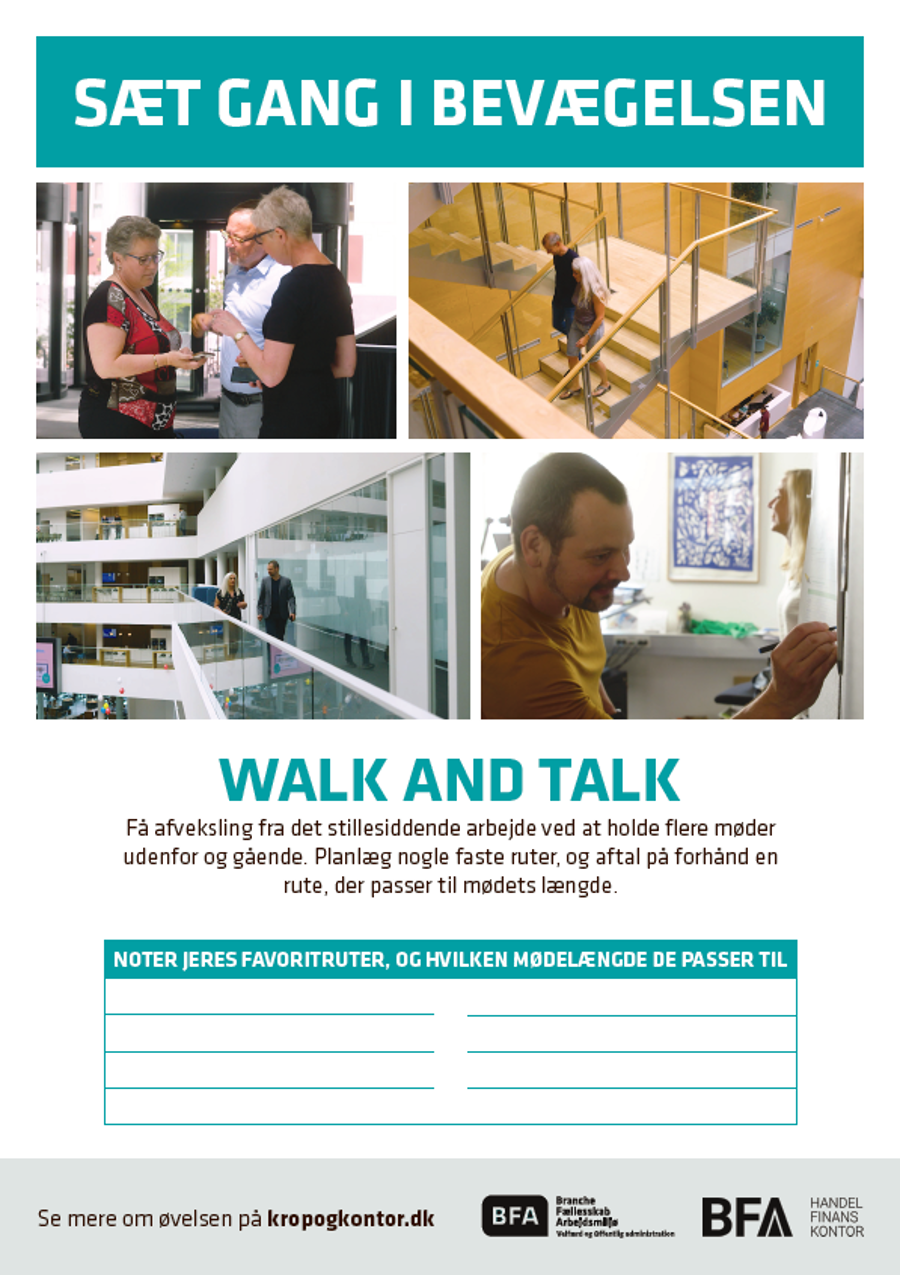 Øvelse 6 - Walk and talk