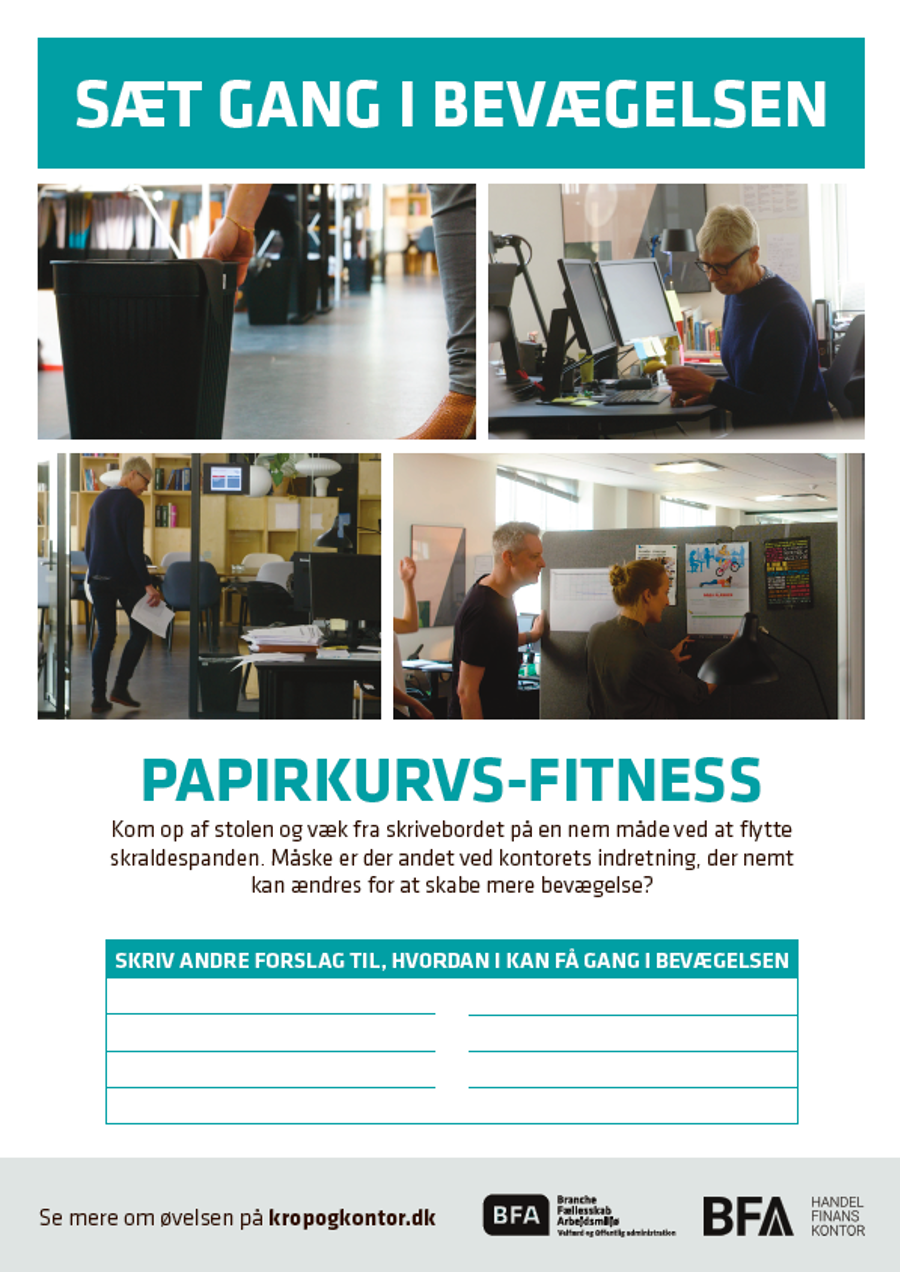 Øvelse 7 - Papirkurvs fitness