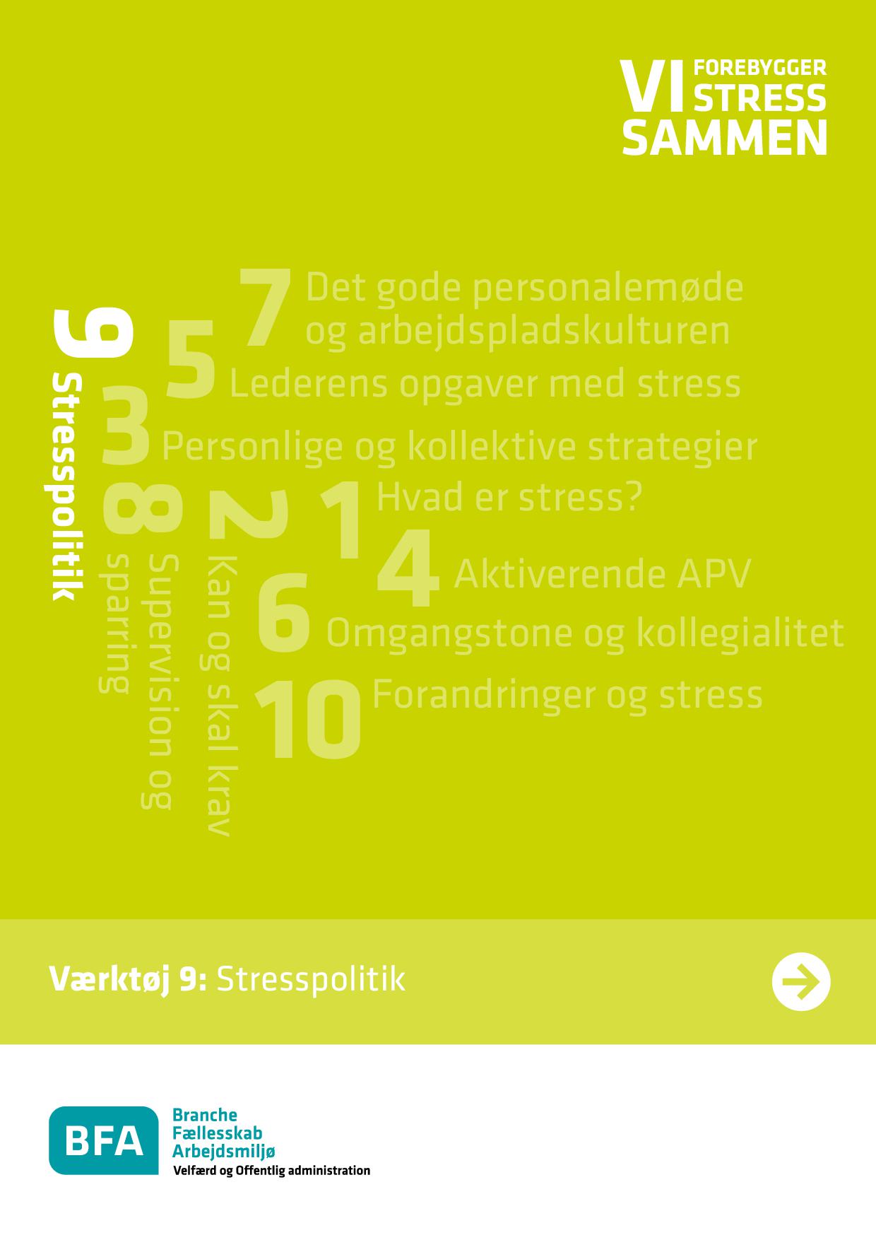 Stresspolitik - Vi forebygger stress sammen