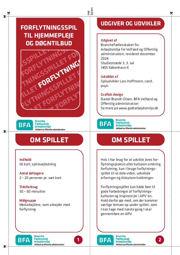 Forflytningsspil til hjemmepleje og døgntilbud
