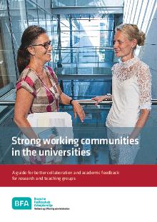 Strong working communities in the universities