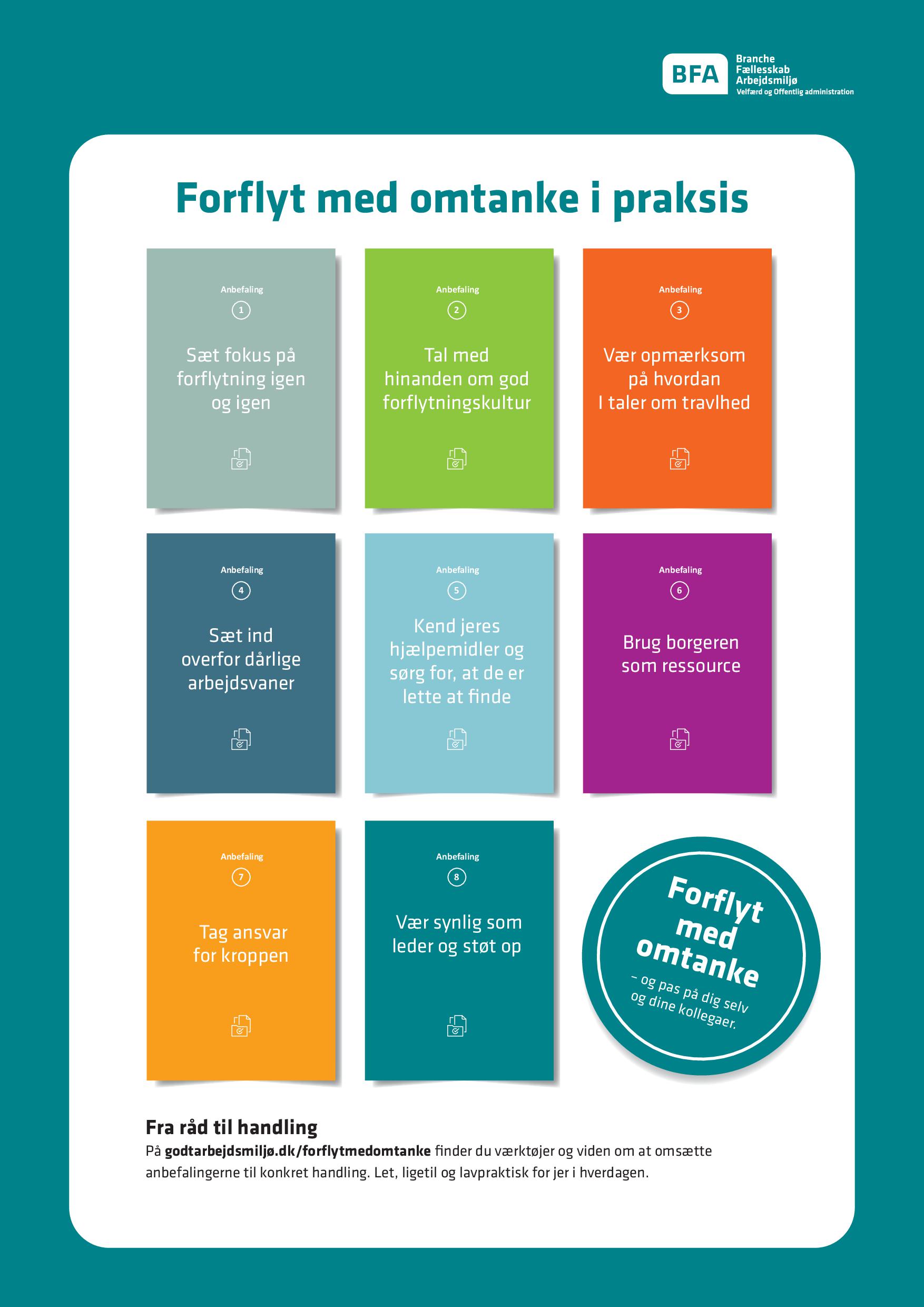 Plakat: Forflyt med omtanke