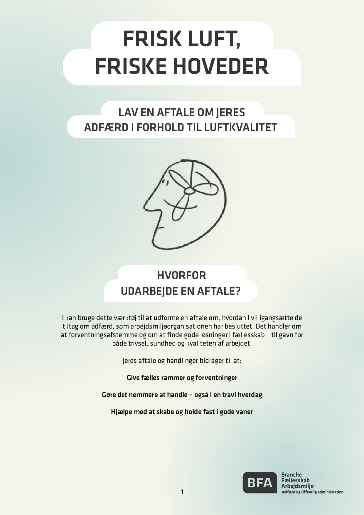 Værktøj 3: Lav aftale om god luftkvalitet