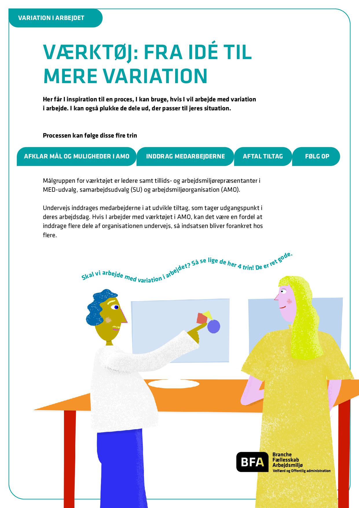 Værktøj: Fra idé til mere variation