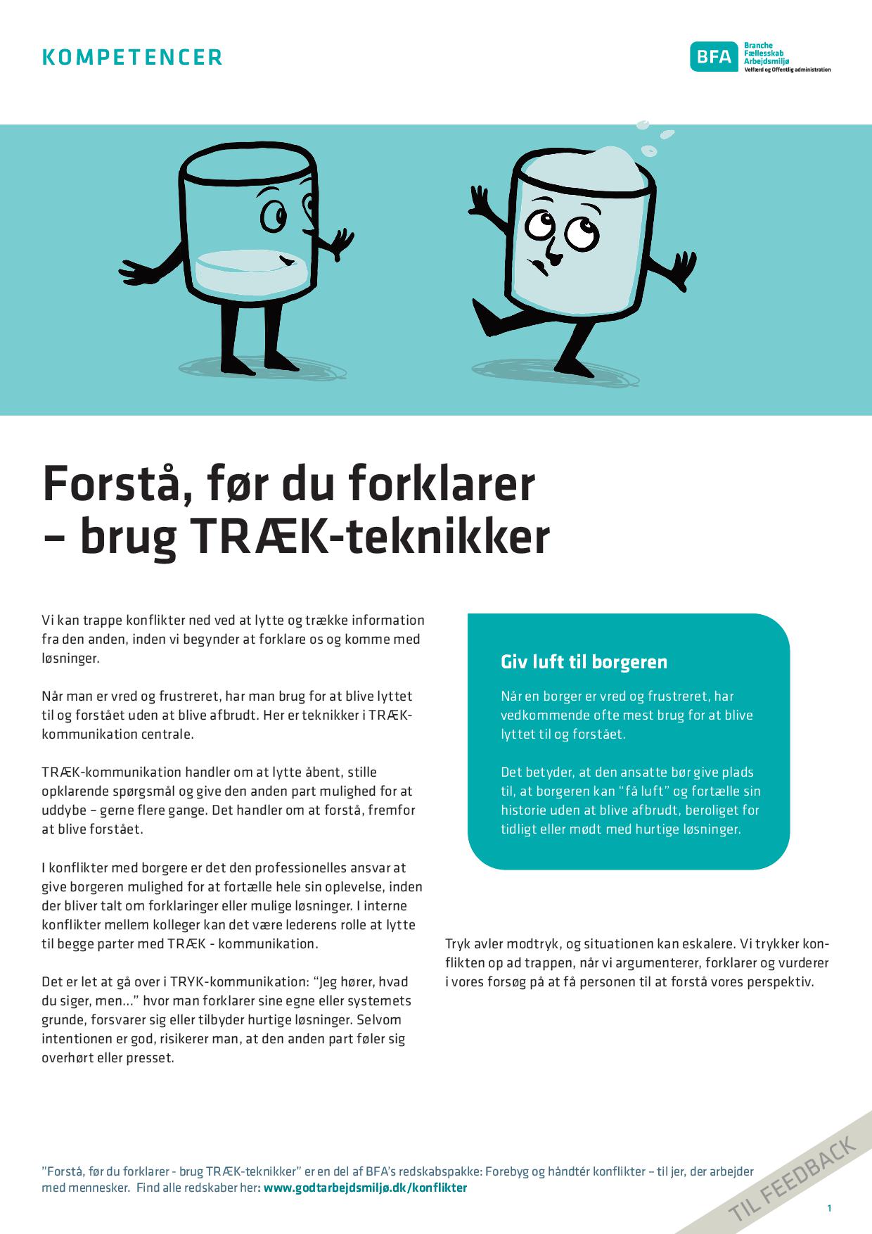 Forstå, før du forklarer – brug TRÆK-teknikker