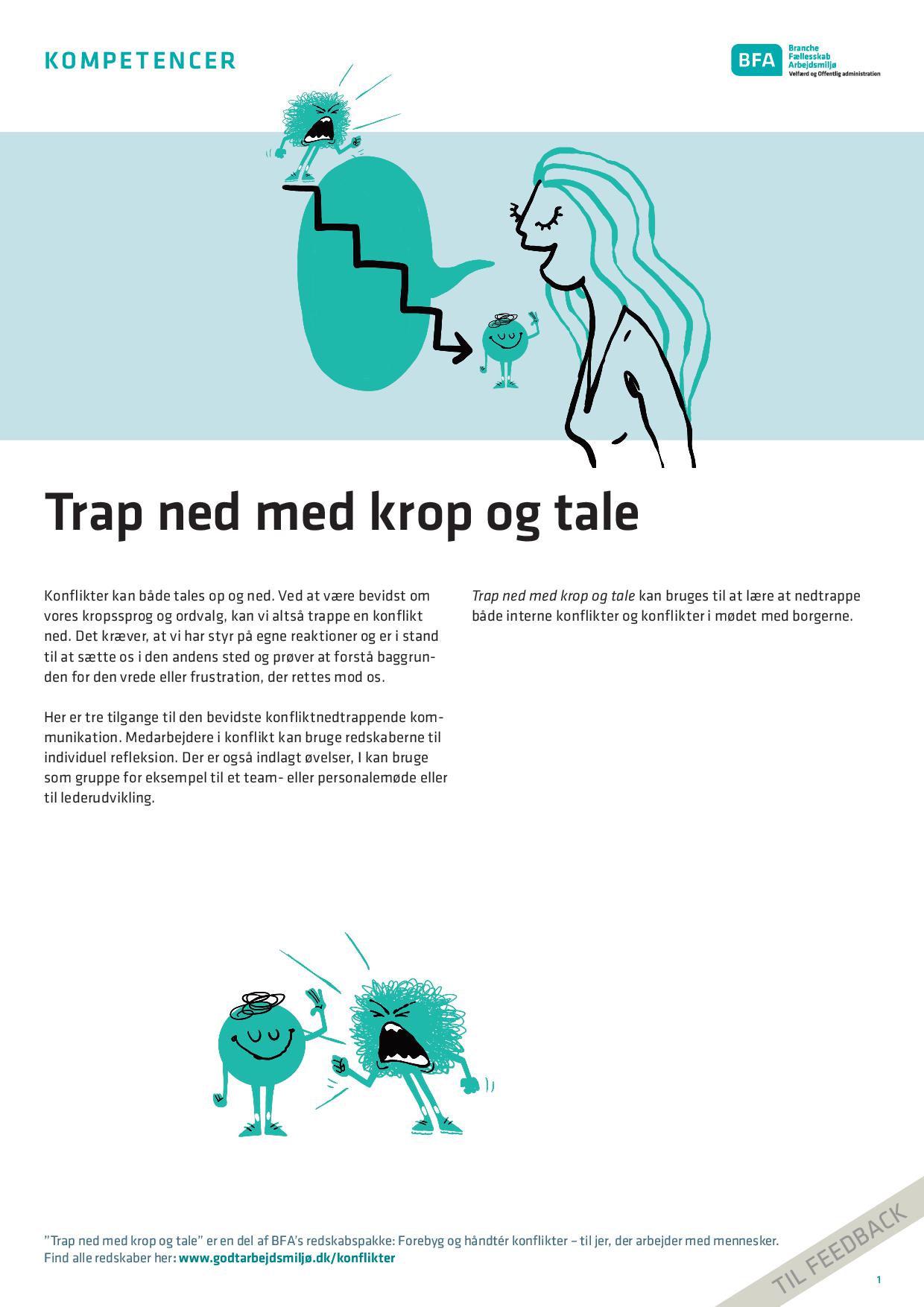 Trap ned med krop og tale