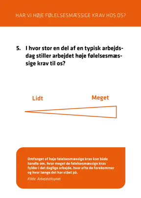 Dialogkort til høje følelsesmæssige krav i arbejdet 