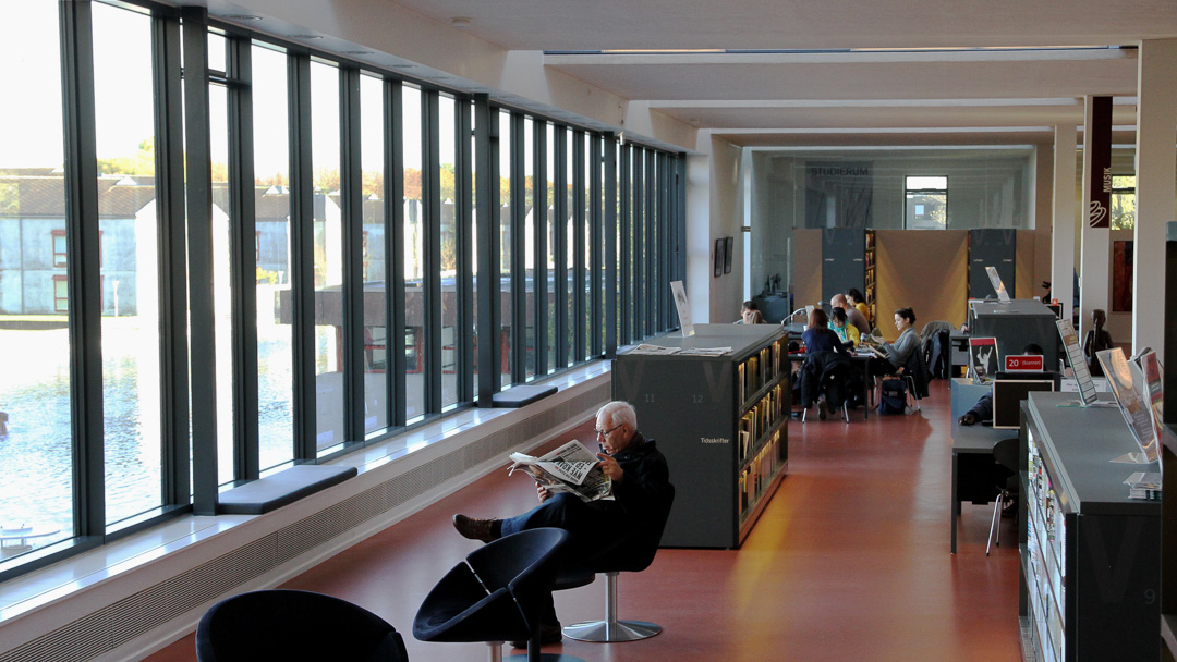 Mere lys og luft på biblioteket