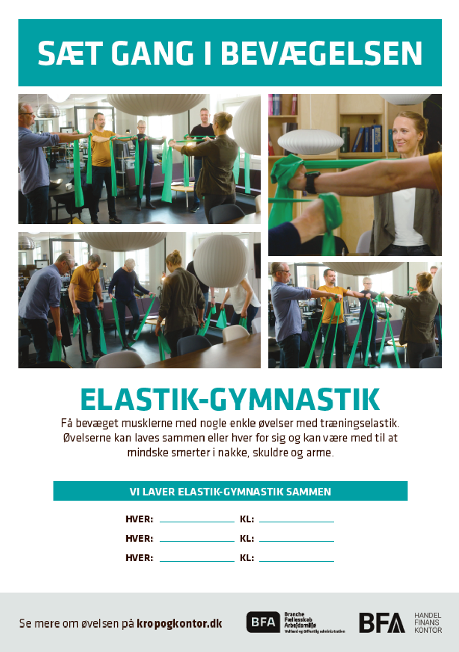 Øvelse 1 - Elastik gymnastik