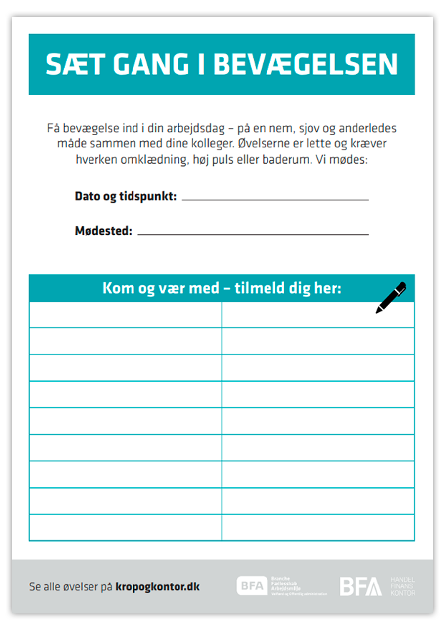 BFA Plakater A3 Tilmelding